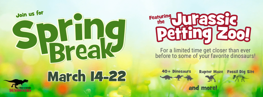 Field Station: Dinosaurs is closed for the winter and will return Spring 2026. 